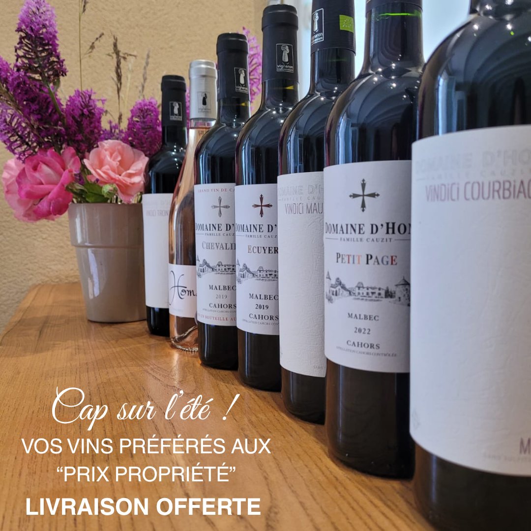 DOMAINE D'HOMS - Cap sur l'été ! Vos vins préférés aux "Prix Propriété"